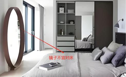 鏡子是不是不能對著床頭