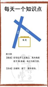 剪刀煞的化解方法圖解