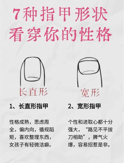如何從指甲形狀看性格命運