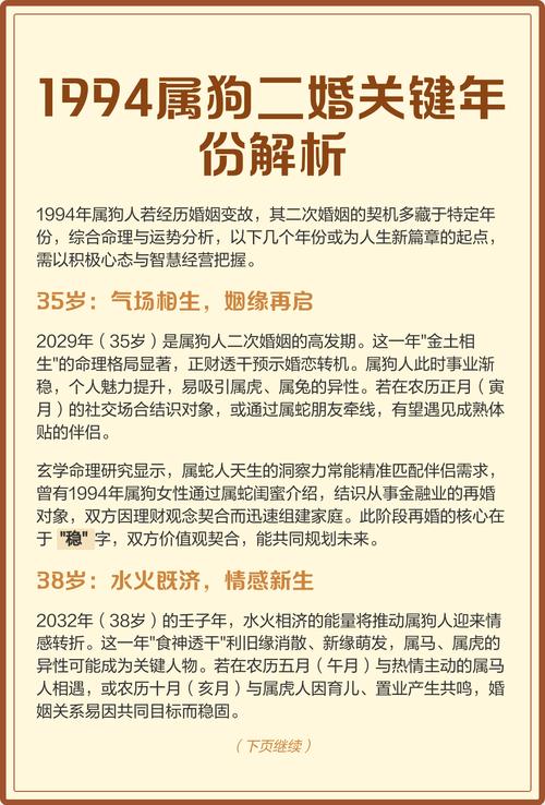 1994年屬狗女的婚姻如何