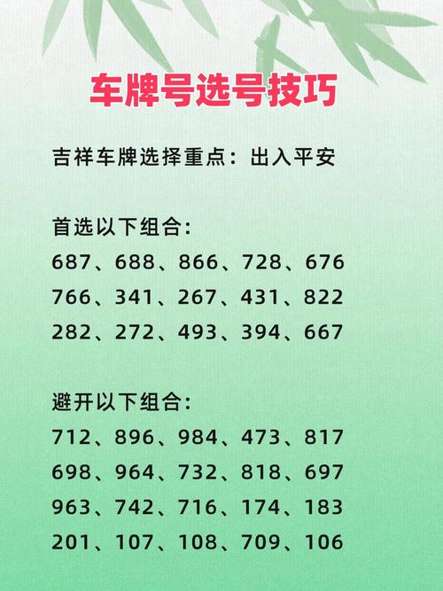網(wǎng)上選車(chē)牌號(hào)碼怎么選 配合命格五行的需要