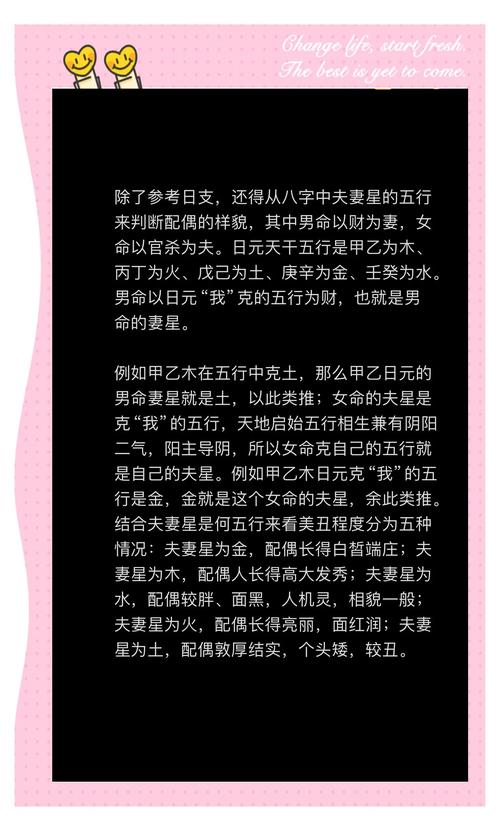 八字婚姻宮辰土看對象長相