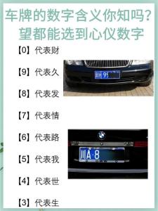 車牌號碼數(shù)字及字母含義 最吉利的車牌號