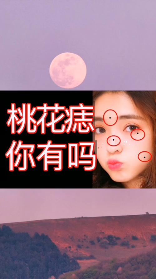桃花痣長在那些部位
