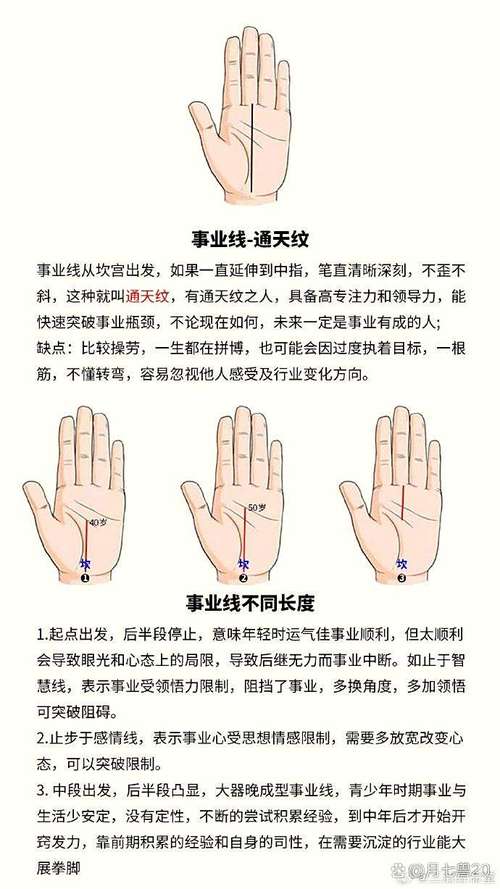 從手相特征看出你的事業線如何發展
