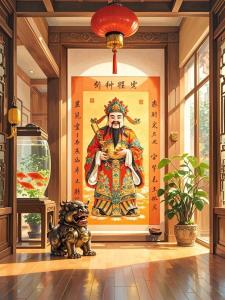 財神貼在哪個墻上合適 坐北朝南財運旺盛