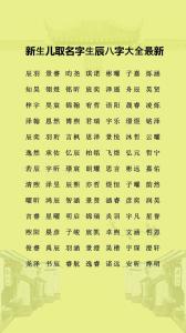 看八字起名字（起名字2022免費八字起名）