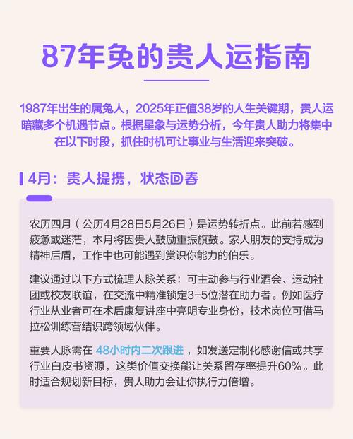 87年兔36歲之后運勢如何 1987年屬兔36歲是轉折點