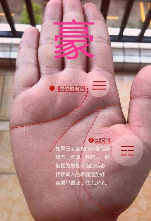 手相豪宅線：看你命中有沒有自己的豪宅