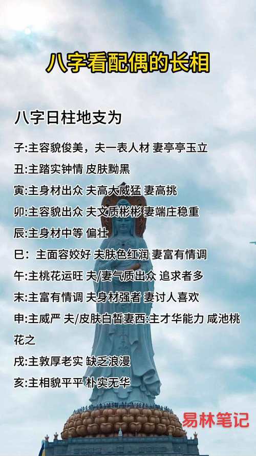 八字看對象長相 日支為未者