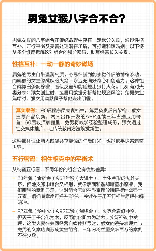 八字合婚兔先生和候女可以配么
