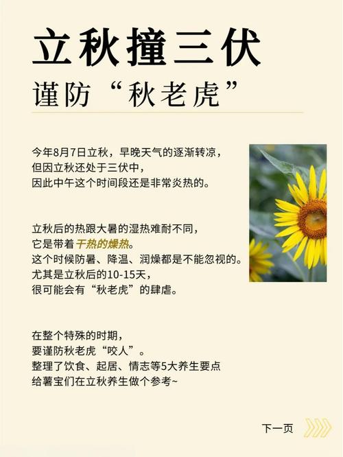 秋老虎的注意事項 注意飲食穩定心神