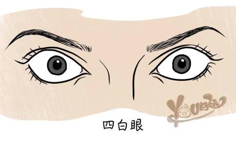 眼白多眼黑少的面相