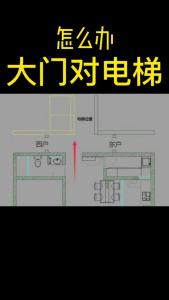 大門和電梯門互疊風水化解方法