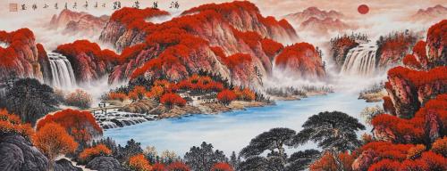 玄關(guān)畫(huà)掛什么圖最好風(fēng)水  鴻運(yùn)當(dāng)頭與泰山日出畫(huà)皆可