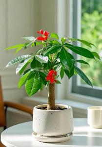 適合放在家中旺財(cái)?shù)幕?發(fā)財(cái)樹增加貴氣