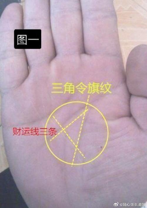 帝王手相三角令旗紋,手掌出現三角形樣紋說明什么