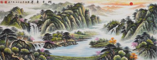 家里掛什么畫(huà)吉利 紫氣東來(lái)圖風(fēng)水好
