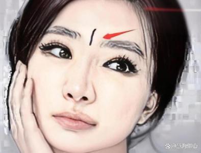 女人靠左眉有一道豎紋 個性執著力爭上游