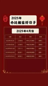 四月份搬家吉日,四月份哪天比較適合搬家