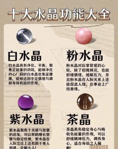 各色水晶的功效與作用，入手最適合你的吧