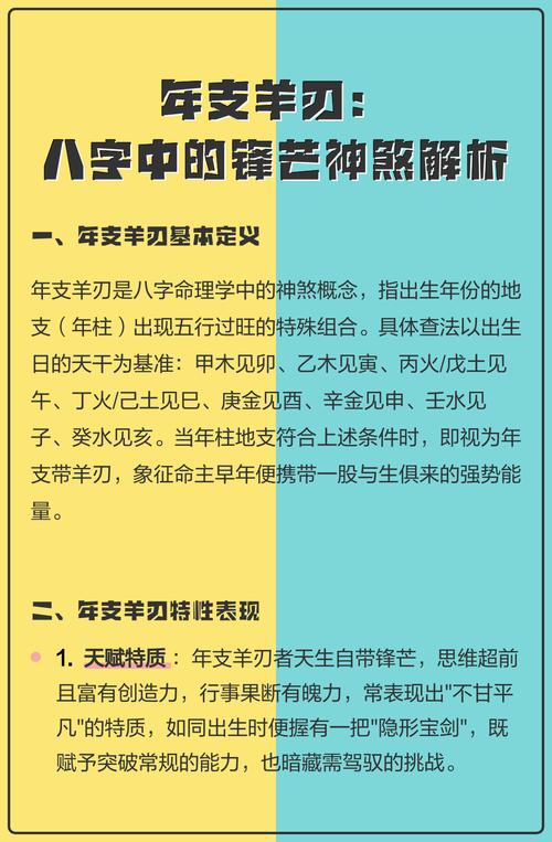 八字帶羊刃的男人好不好