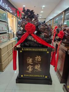 公司進門大廳擺件