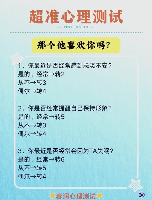 測一測暗戀你的人是誰