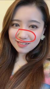 鼻頭圓潤有肉的女人