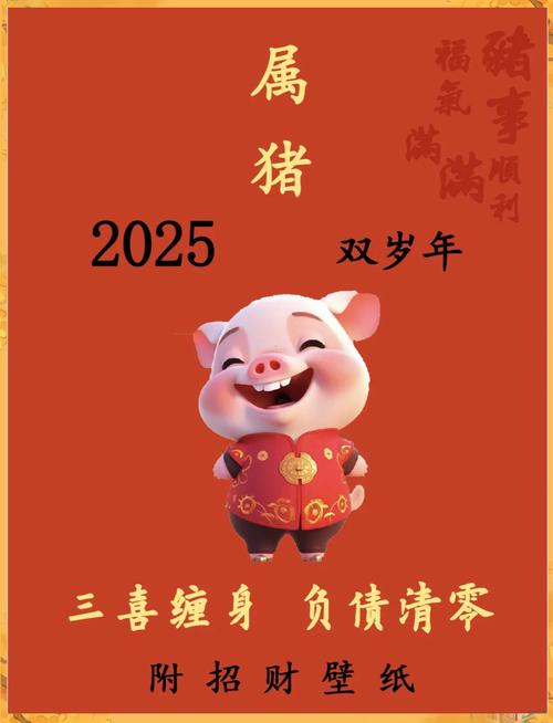 屬豬2025年運勢及運程每月運程 2025屬豬全年完整運氣