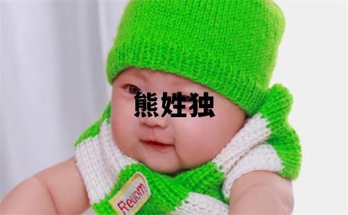 熊姓獨特優(yōu)美的男寶寶名字