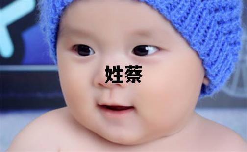 姓蔡叫什么名字好 姓蔡的男孩冷門獨特的名字