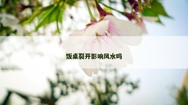 飯桌裂開影響風(fēng)水嗎