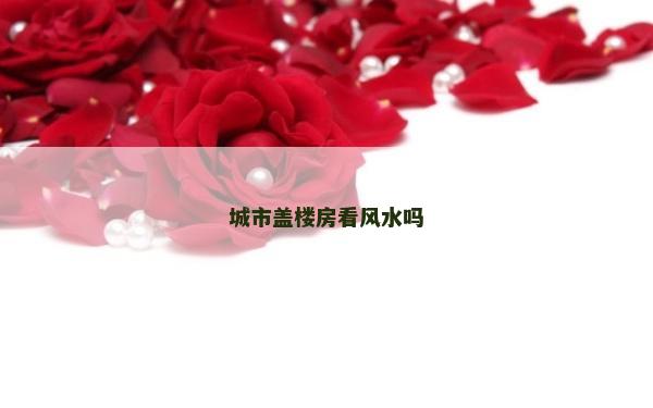 城市蓋樓房看風水嗎