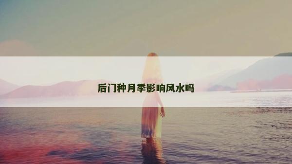 后門種月季影響風水嗎 后門種月季影響風水嗎