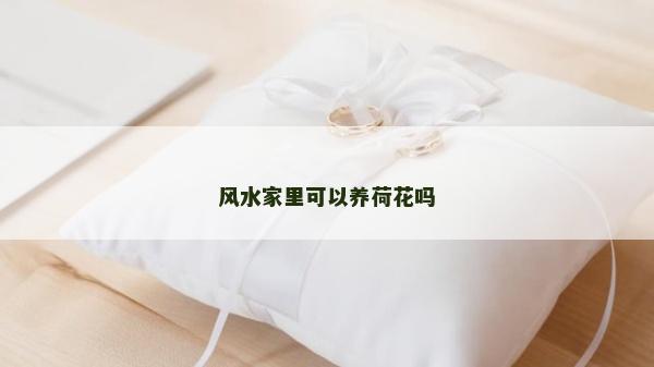 風水家里可以養荷花嗎