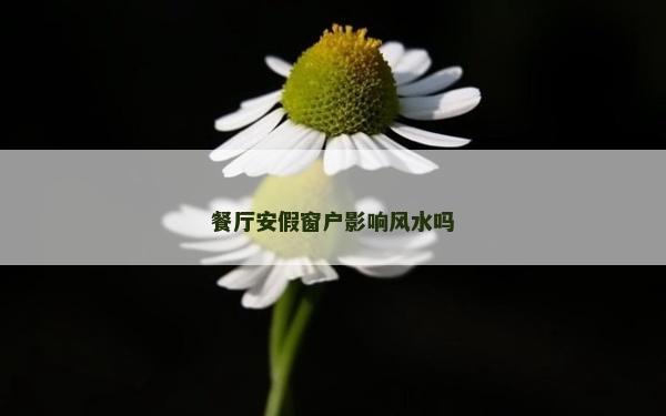 餐廳安假窗戶影響風(fēng)水嗎