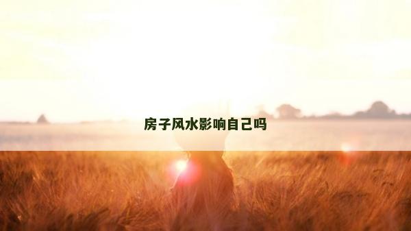 房子風水影響自己嗎 房子風水影響自己嗎