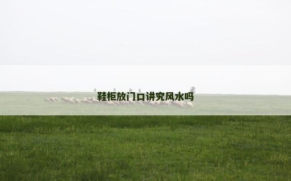 鞋柜放門口講究風水嗎