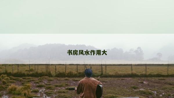 書房風(fēng)水作用大