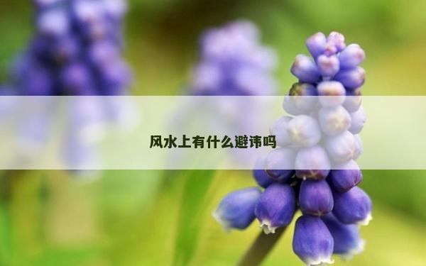 風水上有什么避諱嗎