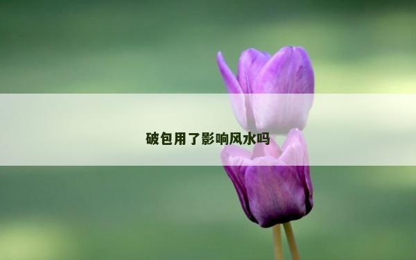 破包用了影響風水嗎
