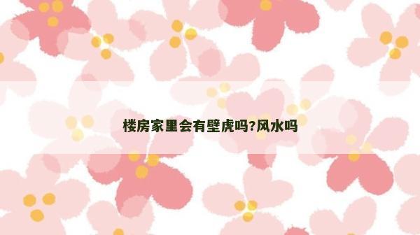 樓房家里會(huì)有壁虎嗎?風(fēng)水嗎