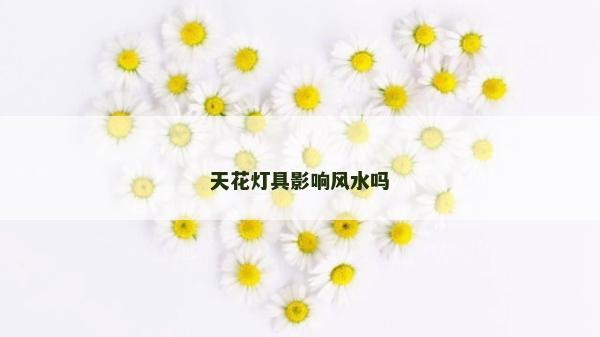 天花燈具影響風(fēng)水嗎