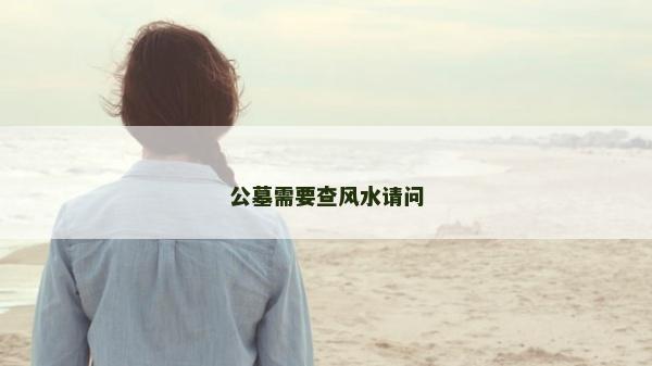 公墓需要查風水請問