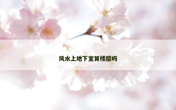 風(fēng)水上地下室算樓層嗎 風(fēng)水上地下室算樓層嗎