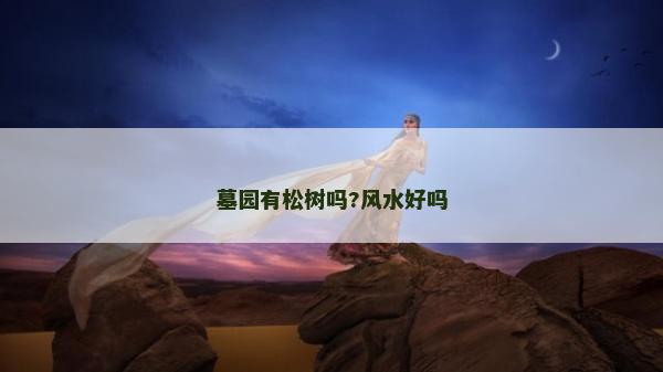 墓園有松樹嗎?風水好嗎