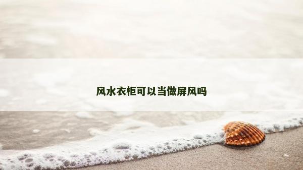 風(fēng)水衣柜可以當(dāng)做屏風(fēng)嗎 風(fēng)水衣柜可以當(dāng)做屏風(fēng)嗎