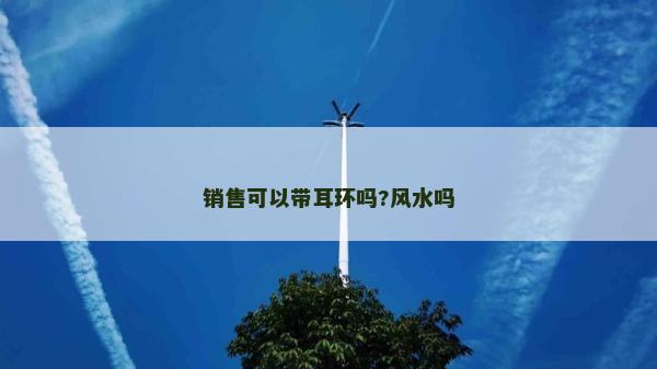 銷售可以帶耳環(huán)嗎?風(fēng)水嗎