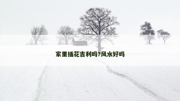家里插花吉利嗎?風水好嗎 家里插花吉利嗎?風水好嗎